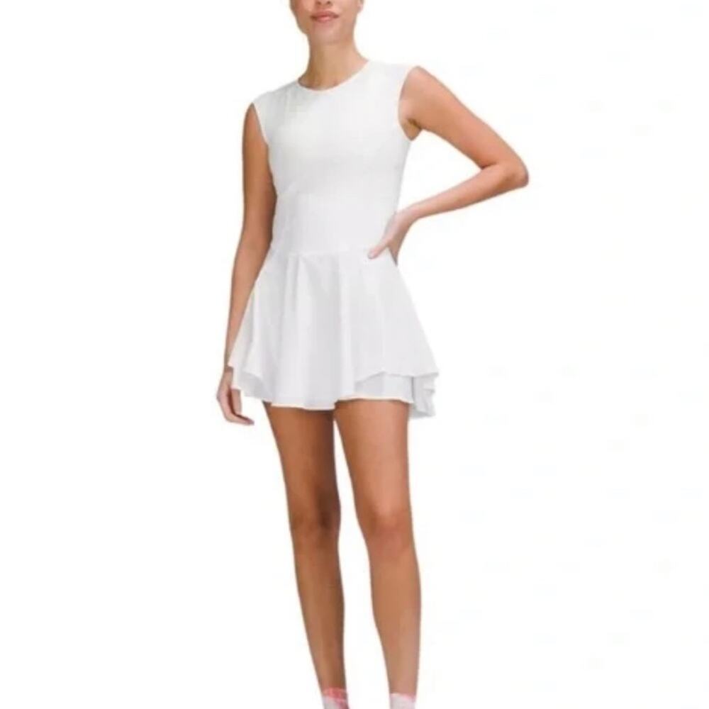 lululemon athletica White Sleeveless Mini Dress